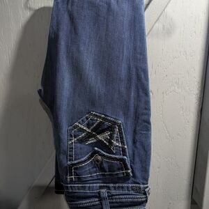 Ariat Women's Boot Cut Jeans - Dark Blue